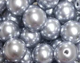 STOCK YOUR STORE: 12mm; 35pcs - 350pcs. 4 colors. Round Acrylic Plastic Pearl Beads Gumball Wholesale Beads Approx. 2mm hole..