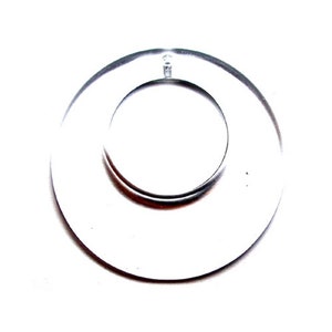 0560 3 Colors 1.5mm hole 80pcs Two-Tone AB OVAL Acrylic Plastic Beads 10mm