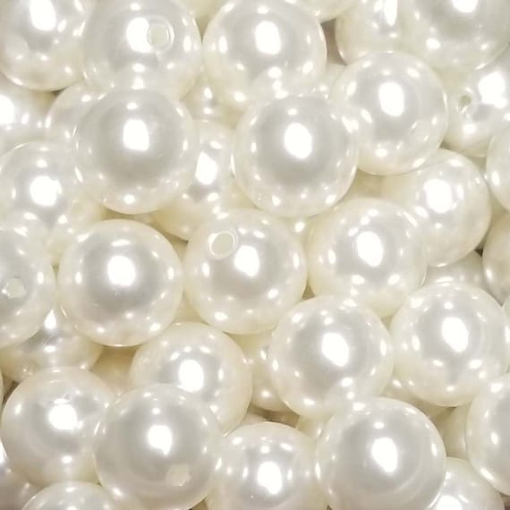 100Pcs DarkBlue 10mm Pearlized Round Handmade Porcelain Beads DIY Jewelry Making