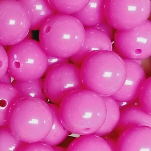 STOCK YOUR STORE: 18mm; 15pcs. Rose Plum Round Translucent Creamy Mix Acrylic  Jewelry Beads Approx. 1mm hole 0871..