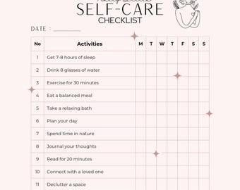 Self-Care Checklist