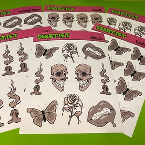Gothic Winter Deco Stickers