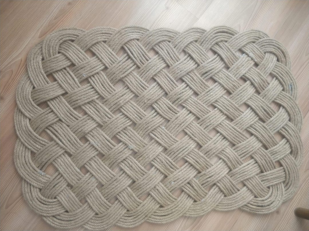 Rectangular Rope Large Rectangular Rope Mat,18*30 Inches - Etsy