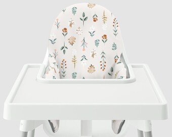 Flower Specimen // IKEA Antilop Highchair Cover // High Chair Cover for the KLÄMMIG or PYTTIG Cushion