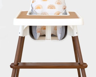 Walnut Adjustable Highchair Footrest // IKEA Antilop High Chair Foot Rest