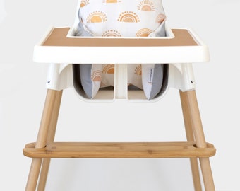 Bamboo Adjustable Highchair Footrest // IKEA Antilop High Chair Foot Rest