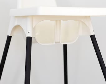 IKEA Highchair Leg Wraps - MATTE BLACK // Customize Antilop High Chair Legs: Set of 4
