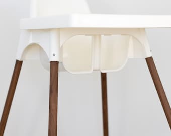 IKEA Highchair Leg Wraps - WALNUT // Customize IKEA Antilop High Chair Legs: Set of 4