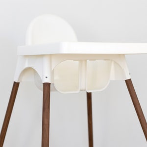 IKEA Highchair Leg Wraps - WALNUT // Customize IKEA Antilop High Chair Legs: Set of 4