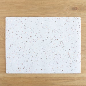Large Silicone Placemat - Terrazzo on Milk
