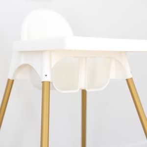 IKEA Highchair Leg Wraps - TRUE GOLD // Customize Ikea Antilop High Chair Legs: Set of 4