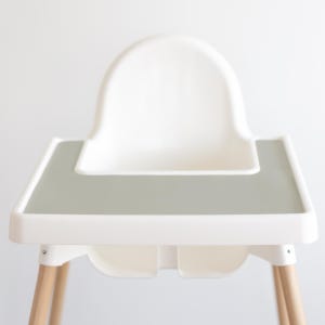 デザートセージ // IKEA アンティロップ ハイチェア シリコン プレースマット // ハイチェアマット
