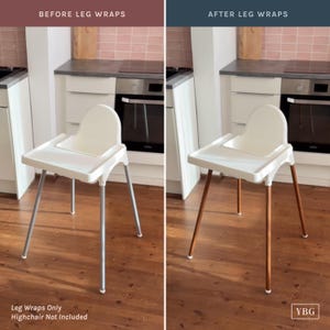 IKEA Highchair Adhesive Leg Wraps - True Gold image 6