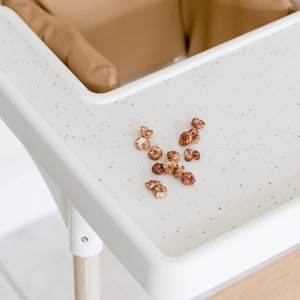 Brown Speckle IKEA Highchair Specialty Placemat / High Chair Mat