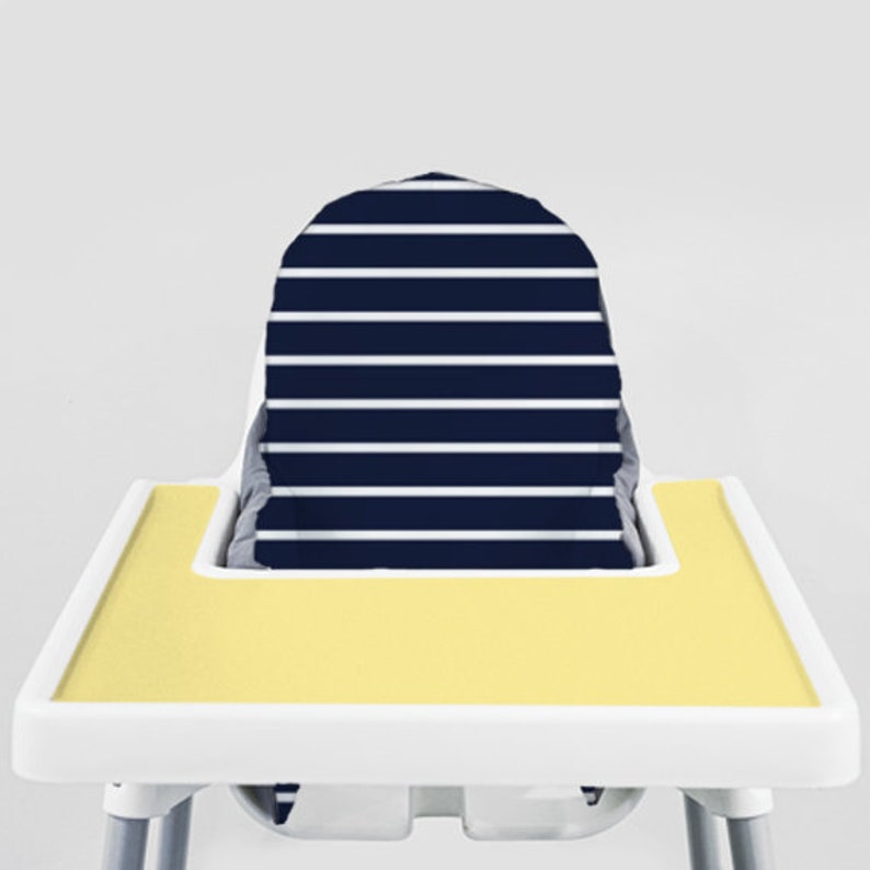 Navy Stripe Ikea Antilop Highchair Cover High Chair Image 0