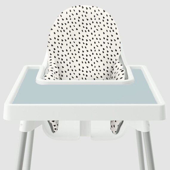 strand Bergbeklimmer Op en neer gaan Black Painted Dots // IKEA Antilop Highchair Cover // High - Etsy