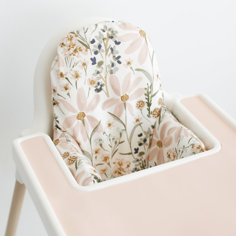 Vegan Leather WIPEABLE Cushion Cover for the IKEA Antilop Highchair // Daisy Dreams image 4