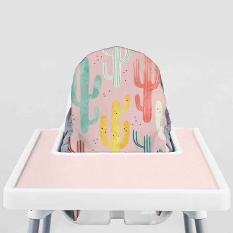 Pink Cacti Ikea Antilop Highchair Cover High Chair Cover Etsy