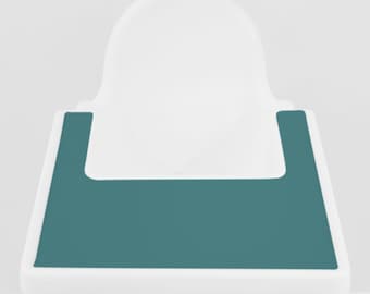 Real Teal // IKEA Antilop Highchair Silicone Placemat // High Chair Mat