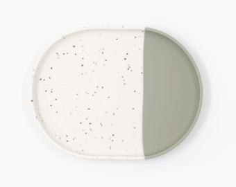Silicone Plate - Desert Sage/Brown Speckle