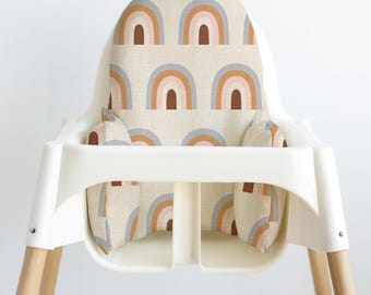 IKEA Highchair Wipeable Cushion Cover - Boho Rainbow