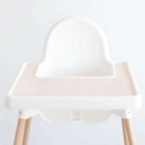 Blushing Beige // IKEA Antilop Highchair Silicone Placemat // High Chair Mat
