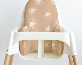 IKEA Highchair Wipeable Cushion Cover - Blush Sunshine