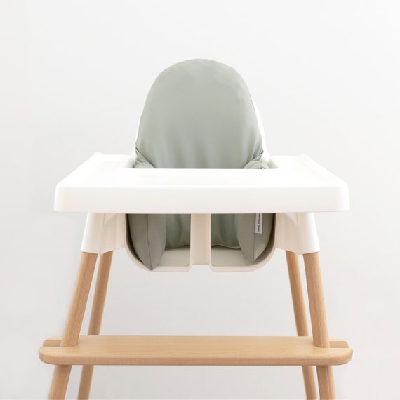 WIPEABLE Sage Vegan Leather IKEA Highchair Cushion Cover High
