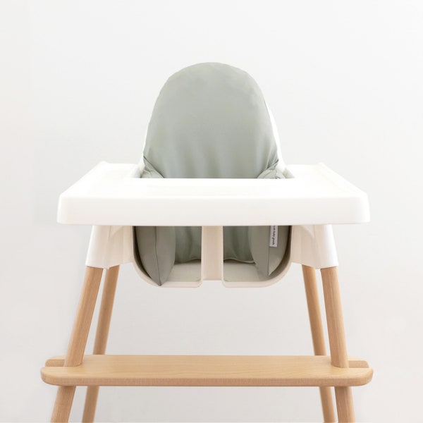 Vegan Leather WIPEABLE Cushion Cover for the IKEA Antilop Highchair // Sage