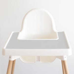 Stone Grey // IKEA Antilop Highchair Silicone Placemat // High Chair Mat