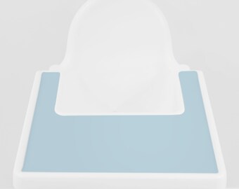 Tranquil Blue // IKEA Antilop Highchair Silicone Placemat // High Chair Mat