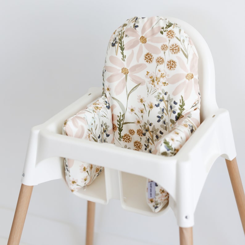 Vegan Leather WIPEABLE Cushion Cover for the IKEA Antilop Highchair // Daisy Dreams image 7