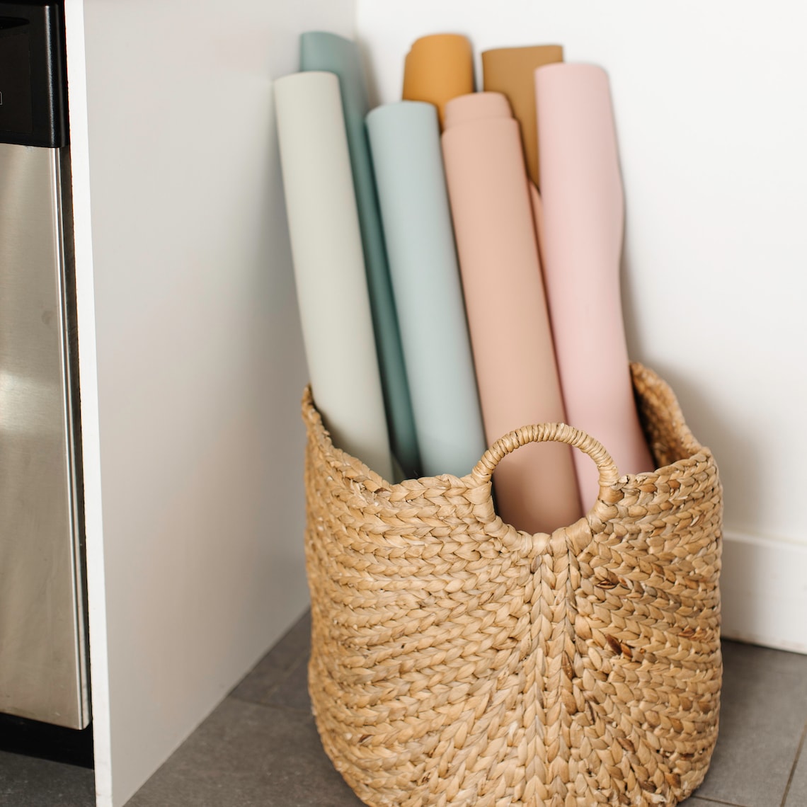 Silicone Floor Mat Brown Sugar // High Chair Mat // Large Etsy