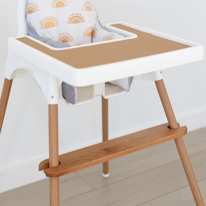 Cherry Adjustable Highchair Footrest // IKEA Antilop High Chair Foot Rest image 3