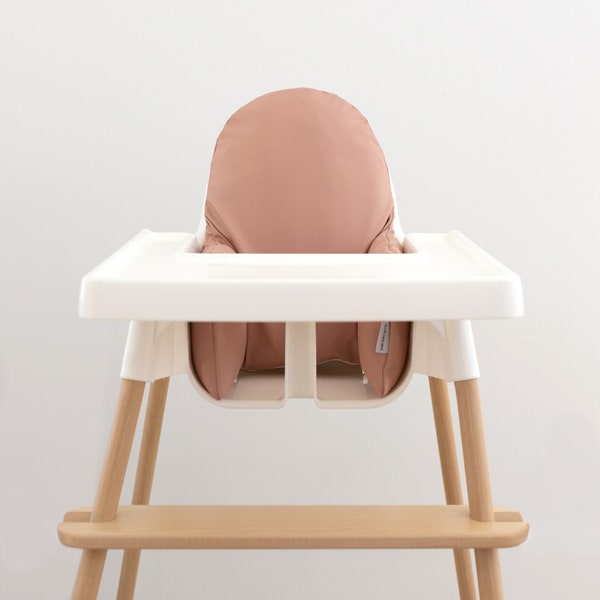 Vegan Leather WIPEABLE Cushion Cover for the IKEA Antilop Highchair // Terracotta