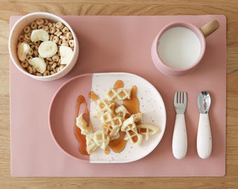 Large Silicone Placemat - Pale Terracotta