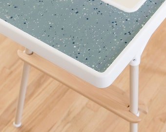 Terrazzo on Jade IKEA Highchair Specialty Placemat / High Chair Mat