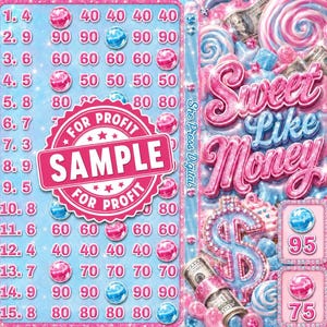 95 or 75 Each Row, Online Profit Bingo Board, 15 Line Bingo Board, 1-15 Digital Bingo Board, Cash Game Download, facebook host, WTA Game