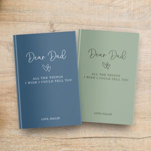 Cartas a mi padre Pérdida de mi padre Regalo conmemorativo para papá Diario de duelo Regalo conmemorativo para papá Regalo para el duelo Pérdida de mi padre Simpatía