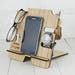 Personalised Docking Station - Multi item storage - Electronic Stand - Wooden Mobile Phone Stand - Initial & full name personalisation FREE 