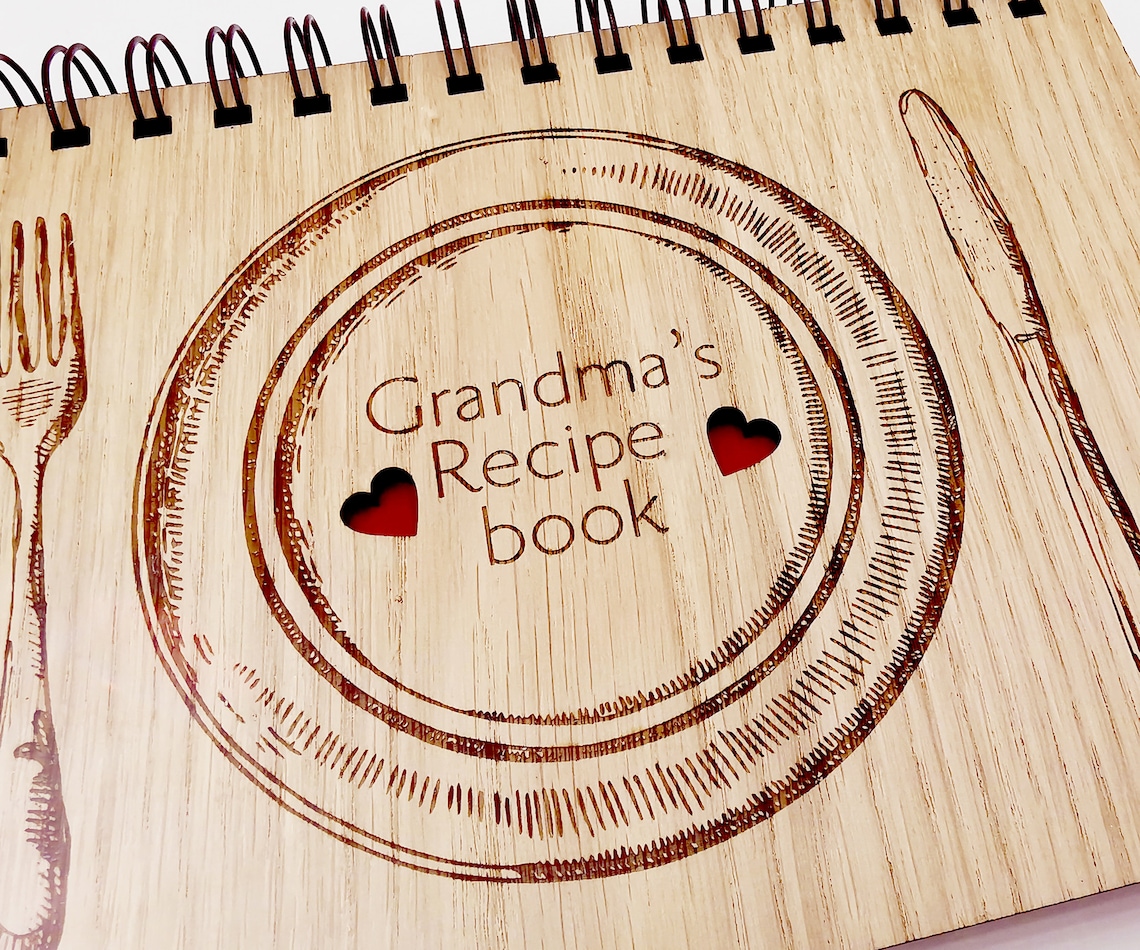 Personalised Family Recipe Book a Beautiful Keepsake of Etsy
