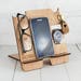 Personalised Docking Station - Multi item storage - Electronic Stand - Wooden Mobile Phone Stand - Message of your choice FREE 
