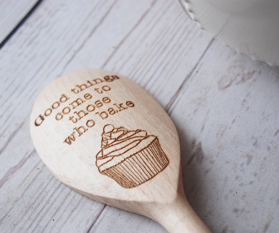 Gifts for Child Bakers Bake Off Quote Hand Burned Wooden Sooons Children\u2019s Baking Gifts Child/'s Star Baker Wooden Spoon