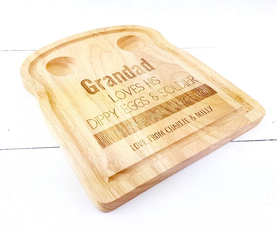 5x Wooden Breakfast Boards Serving Boards Cutting Boards
