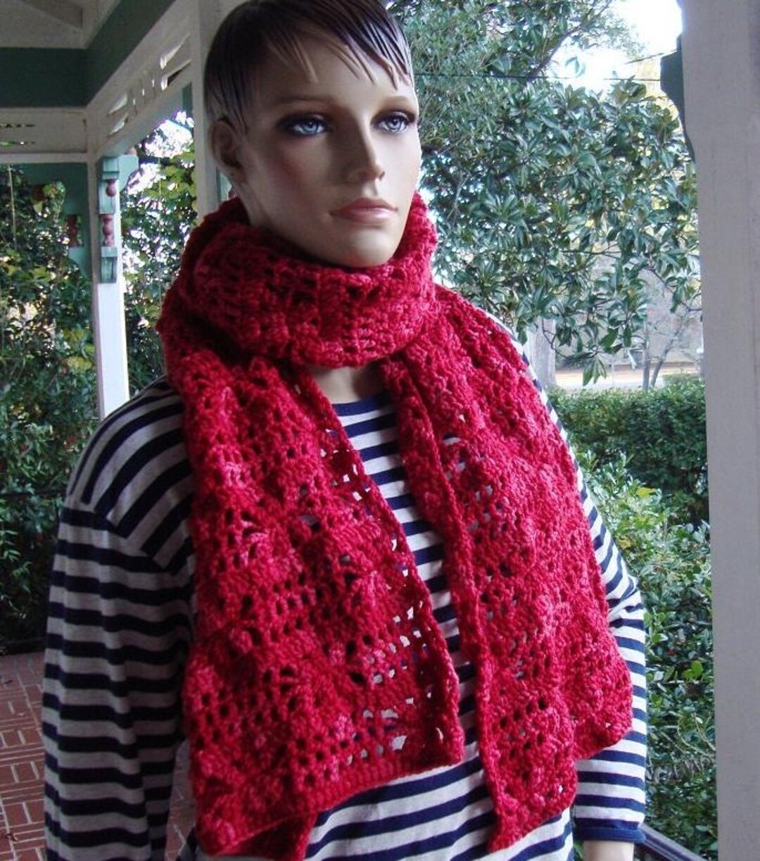 Knitting Sciarpa Crochet Crochet Sciarpe In Lana Donna Sciarpa