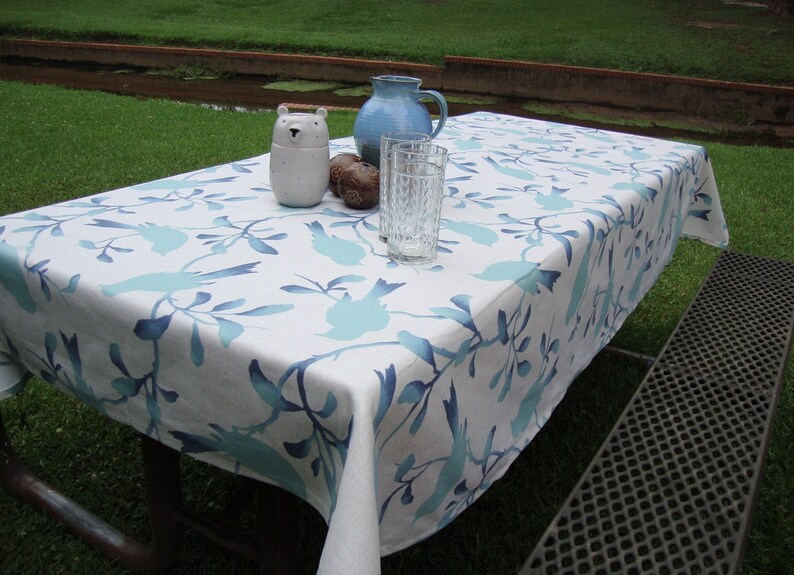 Table Clothes, Table Cloth Rectangle, Table Cloth Rectangle, Picnic Tablecloth, Table Cloth, Hostess Gift, Housewarming Gift, Family Reunion image 7