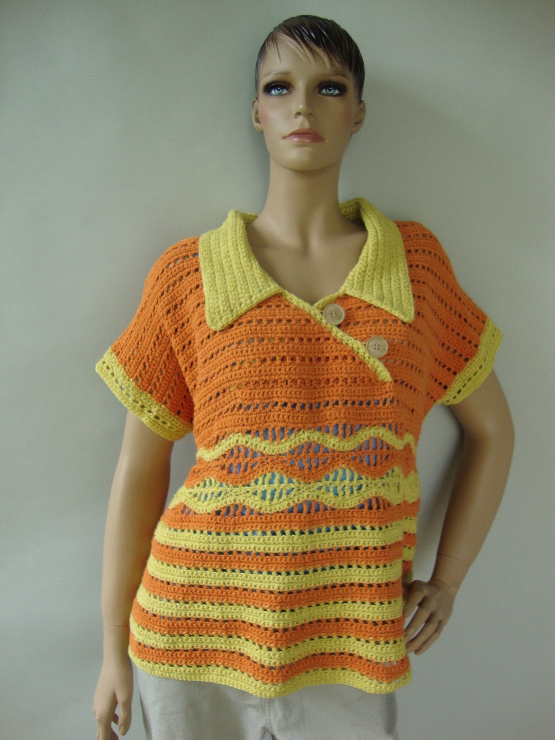 Blusa Pavo Blusas A Crochet Norma Y Sus Tejidos Suéteres De Mujer