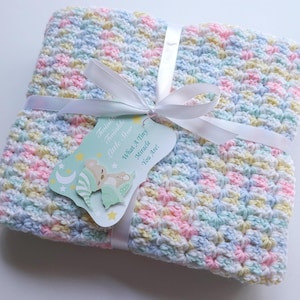 Crochet Baby Blanket, New Baby Gift, Baby Blanket Crochet, Baby Shower Gift, Acrylic Blanket, Newborn Baby Blanket, Unisex Baby Blanket