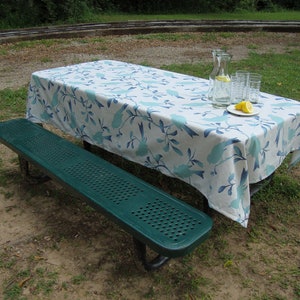 Table Clothes, Table Cloth Rectangle, Table Cloth Rectangle, Picnic Tablecloth, Table Cloth, Hostess Gift, Housewarming Gift, Family Reunion image 2