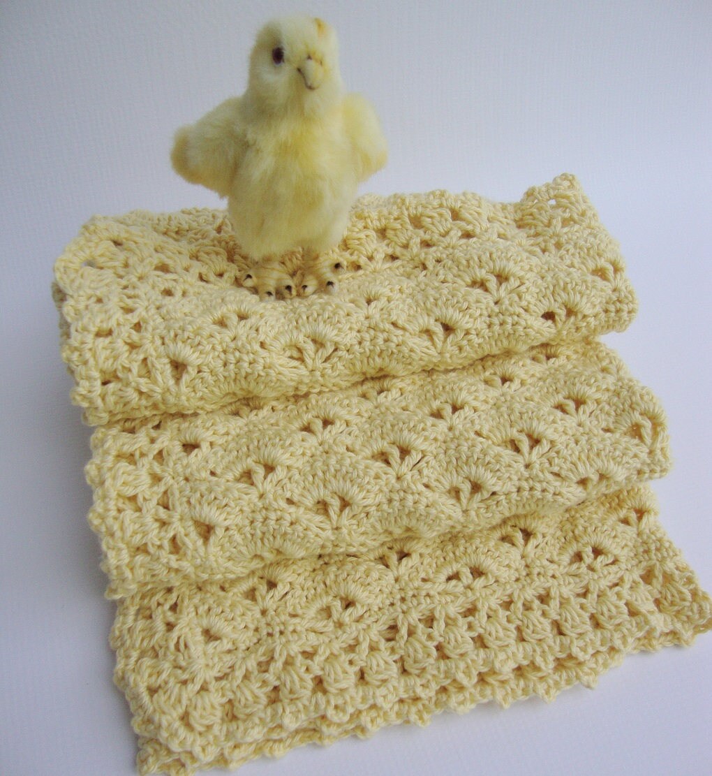 Couverture De Bebe Au Crochet Couverture Bebe Jaune Bonneterie Couverture De Nouveau Ne Couverture Couverture De